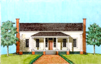 Architectural rendering shows the Kelly House after restoration.